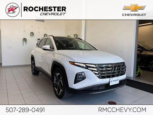 Serenity White Pearl 2023 Hyundai TUCSON Limited