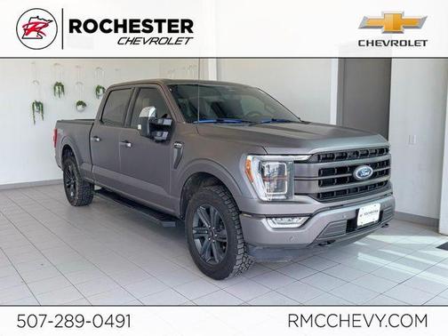 Grey 2022 Ford F-150 Lariat