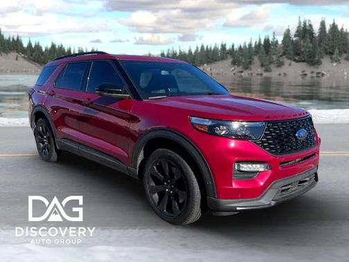 Rapid Red Metallic Tinted Clearcoat 2021 Ford Explorer ST