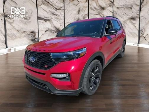Rapid Red Metallic Tinted Clearcoat 2021 Ford Explorer ST