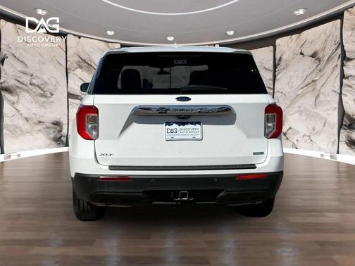 Star White Metallic Tri-Coat 2020 Ford Explorer XLT