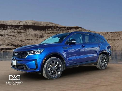 Blue 2022 Kia Sorento EX SUV