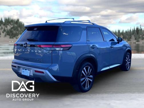 Gray 2024 Nissan Pathfinder Platinum 4WD