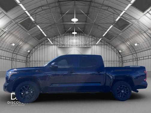 Blue 2024 Toyota Tundra Platinum
