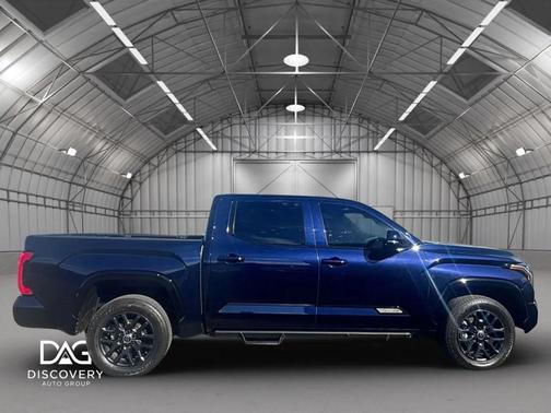 Blue 2024 Toyota Tundra Platinum