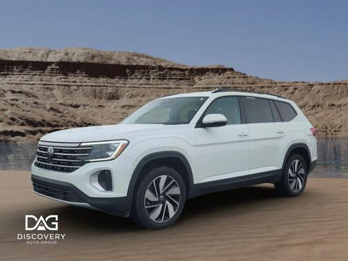 Pure White 2024 Volkswagen Atlas 2.0T SE w/Technology SUV