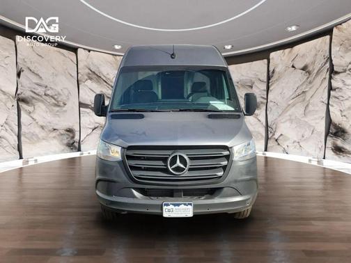 Gray 2022 Mercedes-Benz Sprinter 4500 High Roof V6