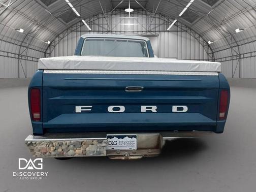 Blue 1976 Ford F-350 Super Camper
