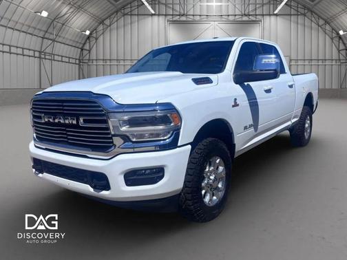 White 2024 RAM 2500 Laramie Crew Cab 4x4 6'4' Box