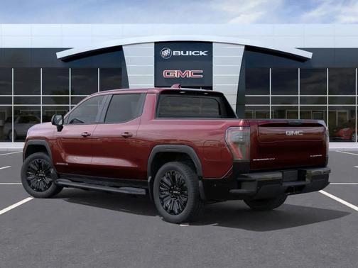 Red 2026 GMC Sierra EV Elevation