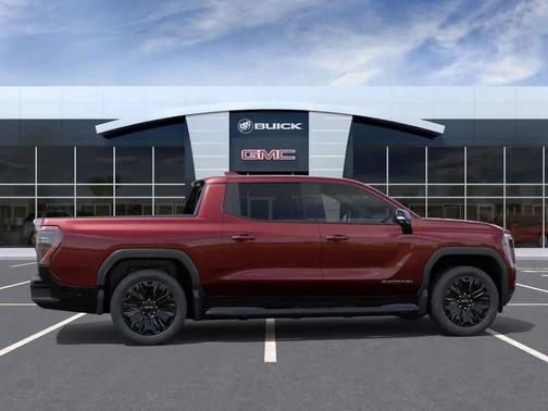 Red 2026 GMC Sierra EV Elevation