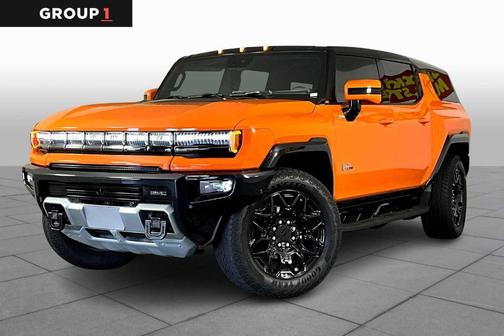 Orange 2024 GMC HUMMER EV SUV 2X