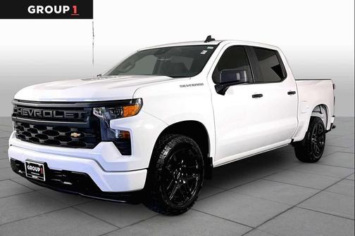 Summit White 2023 Chevrolet Silverado 1500 Custom