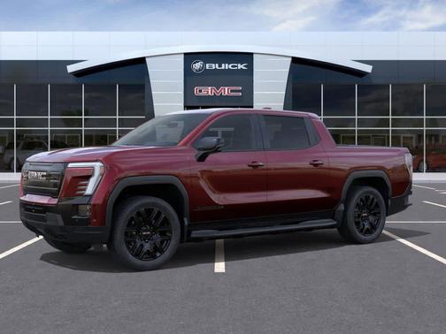 Dark Ember Metallic 2026 GMC Sierra EV Extended Range Elevation