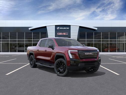 Red 2026 GMC Sierra EV Elevation