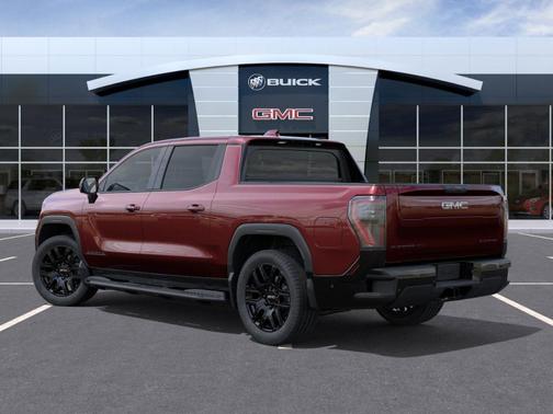 Red 2026 GMC Sierra EV Elevation