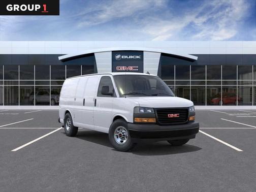 White 2025 GMC Savana 3500 Work Van Cargo Van