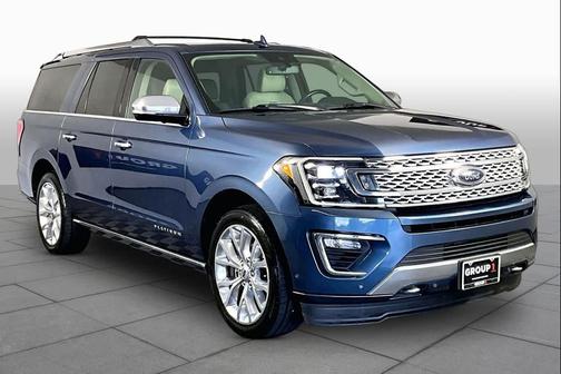 Blue Metallic 2019 Ford Expedition Max Platinum