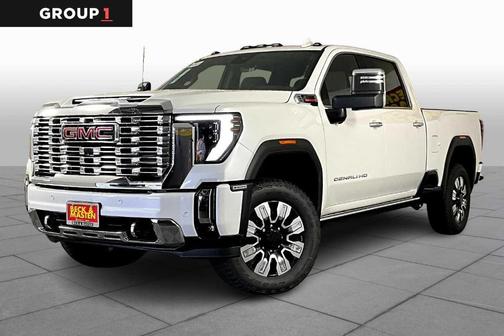 White Frost Tri-Coat 2025 GMC Sierra 2500 Denali