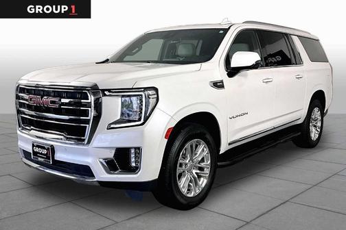 White Frost Tri-Coat 2023 GMC Yukon XL SLT