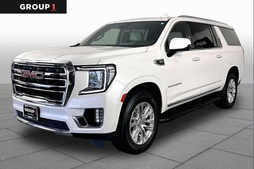 White Frost Tri-Coat 2023 GMC Yukon XL SLT