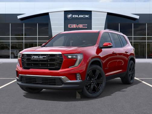 Red 2026 GMC Acadia Elevation