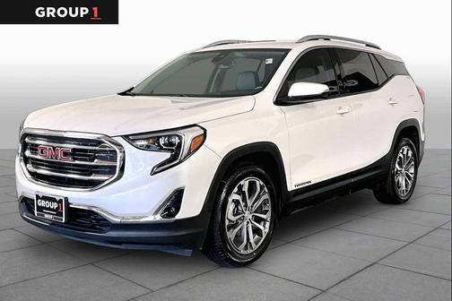 White Frost Tri-Coat 2021 GMC Terrain SLT