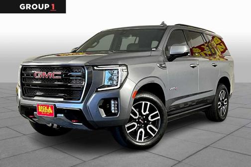 Satin Steel Metallic 2022 GMC Yukon AT4