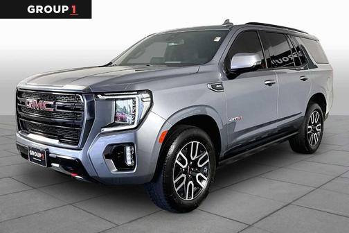 Satin Steel Metallic 2022 GMC Yukon AT4