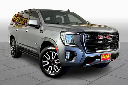 Satin Steel Metallic 2022 GMC Yukon AT4