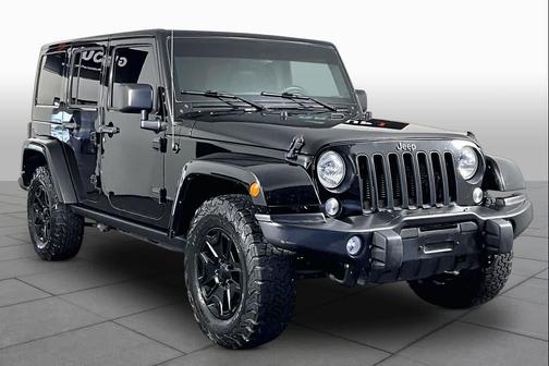 Black Clearcoat 2016 Jeep Wrangler Unlimited Sahara