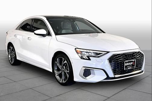 Glacier White Metallic 2022 Audi A3 Premium Plus