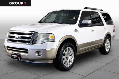 White Platinum Metallic Tri-Coat 2013 Ford Expedition King Ranch