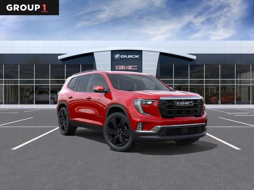 Red 2026 GMC Acadia Elevation