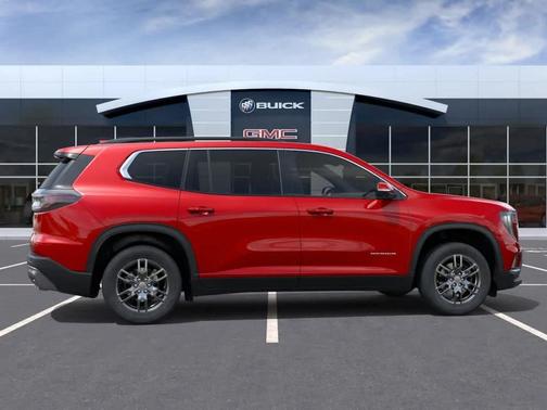 Red 2026 GMC Acadia Elevation