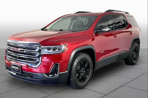 Volcanic Red Tintcoat 2023 GMC Acadia AWD AT4