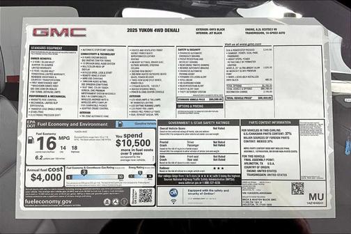 2025 GMC Yukon Denali