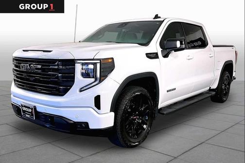 Summit White 2025 GMC Sierra 1500 Elevation