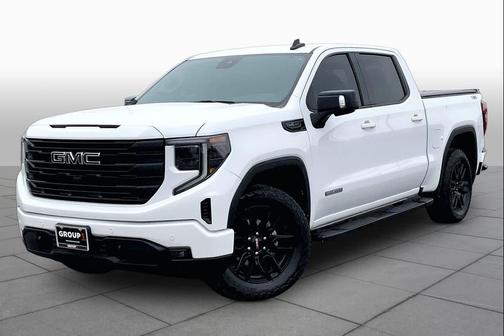Summit White 2025 GMC Sierra 1500 Elevation