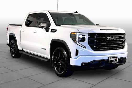 Summit White 2025 GMC Sierra 1500 Elevation