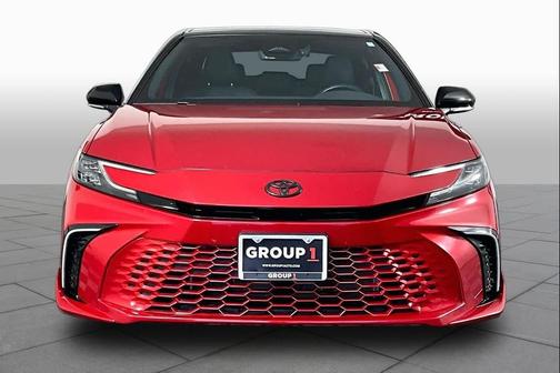 Supersonic Red/Midnight Black Metallic 2025 Toyota Camry XSE