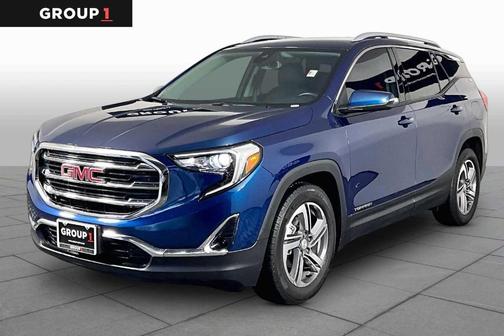 Blue Emerald Metallic 2021 GMC Terrain SLT