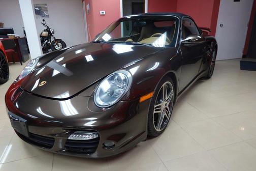 Macadamia Metallic 2008 Porsche 911 Turbo Cabriolet