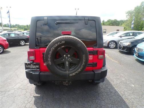 RED 2017 Jeep Wrangler Unlimited Sport