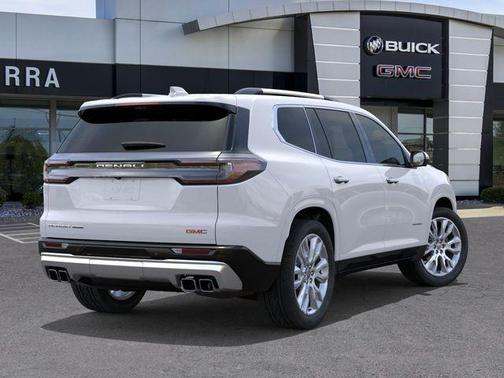 Glacier White Tricoat 2026 GMC Acadia Denali