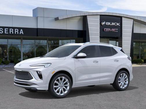 White Frost Tricoat 2026 Buick Encore GX Avenir