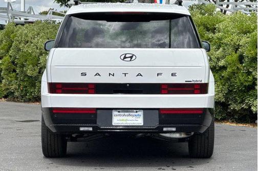 Serenity White 2026 Hyundai SANTA FE HEV Calligraphy