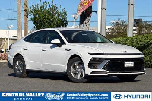 Serenity White 2026 Hyundai SONATA SE