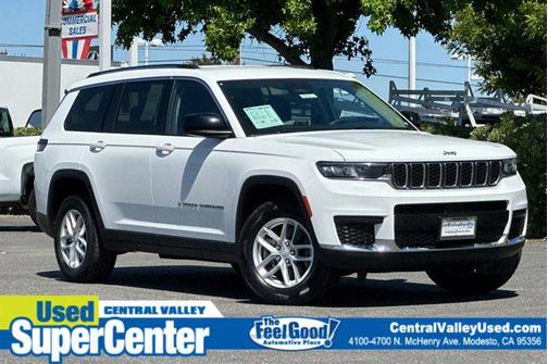 Bright White Clearcoat 2023 Jeep Grand Cherokee L Laredo