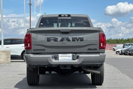 Ceramic Gray Clearcoat 2026 RAM 3500 Laramie Mega Cab 4x4 6'4' Box
